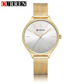 CURREN 9024 Women Watches Luxury Wrist relogio feminino Clock for Women Milanese Steel Lady Rose Gold Quartz Ladies Watch New